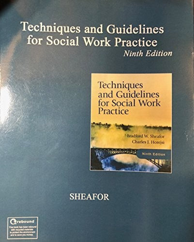 Techniques and Guidelines for Social Work Practice