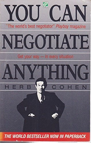 You Can Negotiate Anything