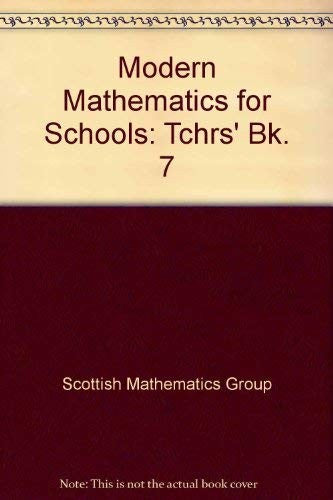 Modern Mathematics for Schools