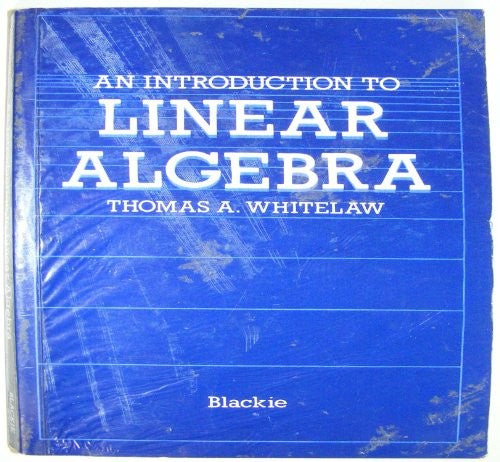 An Introduction to Linear Algebra