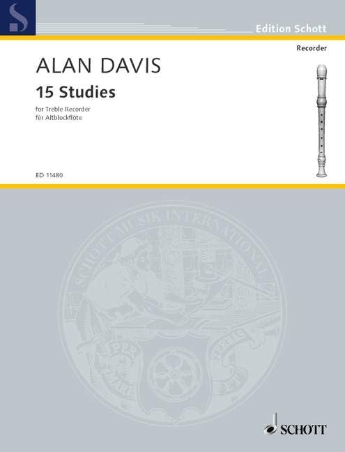 15 Studies: for treble recorder. treble recorder.