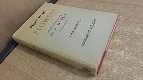 Other Mens Flowers:An Anthology of Poetry