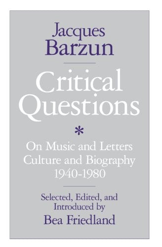 Critical Questions