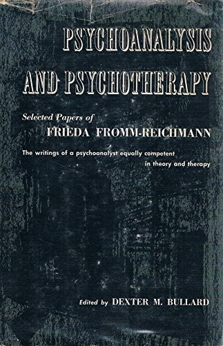 Psychoanalysis and Psychotherapy
