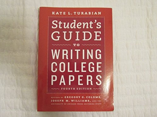 Student's Guide to Writing College Papers