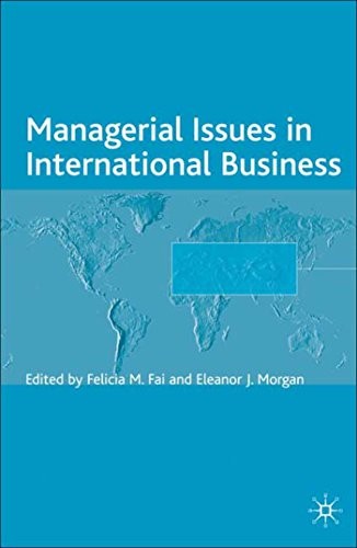 Managerial Issues in International Business