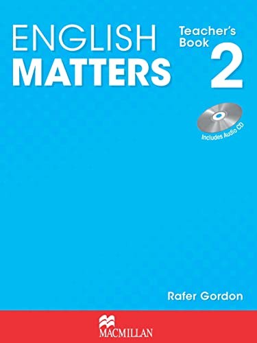 English Matters Teacher's Book 2 with CD-ROM