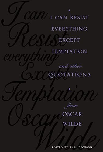 I Can Resist Everything Except Temptation