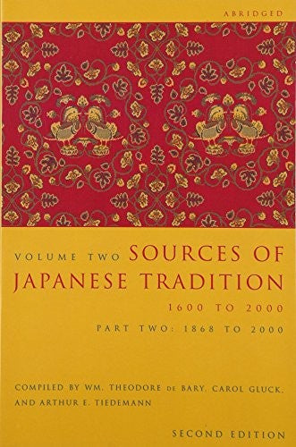 Sources of Japanese Tradition, Abridged