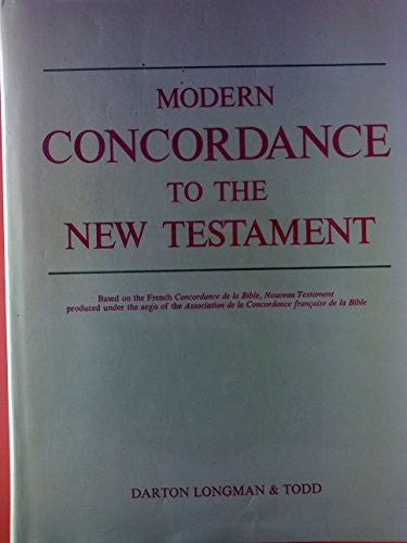Modern Concordance to the New Testament
