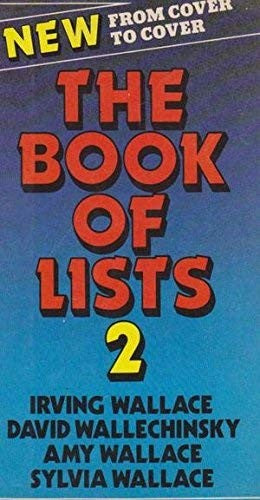 Book of Lists: v. 2