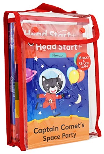 Early Learning Ladybird Head Start 18 Books & 52 Flashcards Collection Set