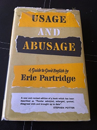Usage and Abusage