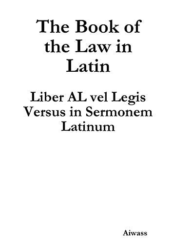 The Book of the Law in Latin