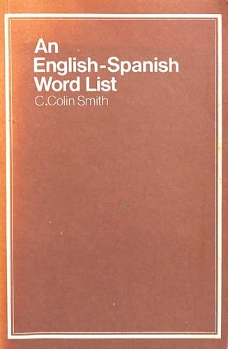An English-Spanish Word List