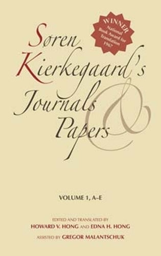 Sren Kierkegaard's Journals and Papers, Volume 1