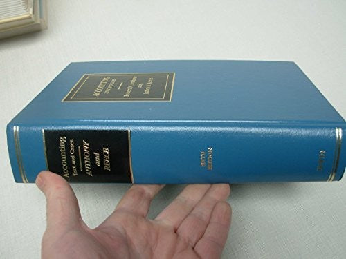 Accounting, text and cases (The Willard J. Graham series in accounting)