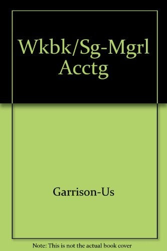 Wkbk/Sg-Mgrl Acctg
