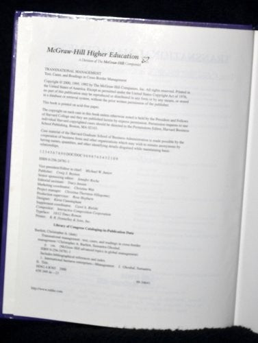 Transnational Management