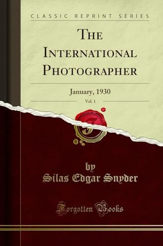 The International Photographer, Vol. 1