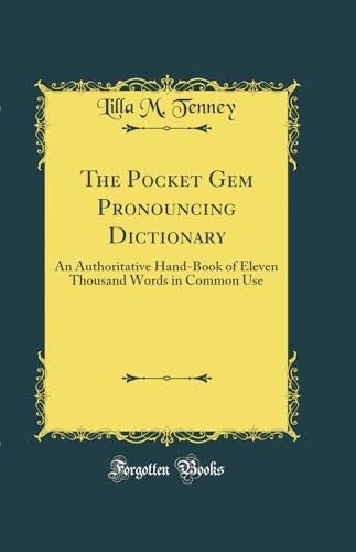 The Pocket Gem Pronouncing Dictionary