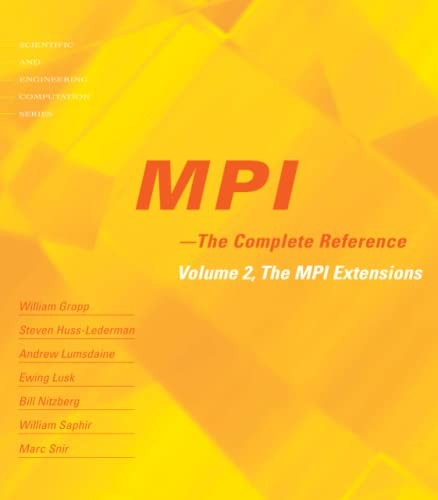 MPI - The Complete Reference