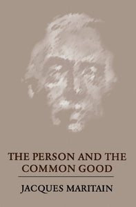 The Person and the Common Good 
