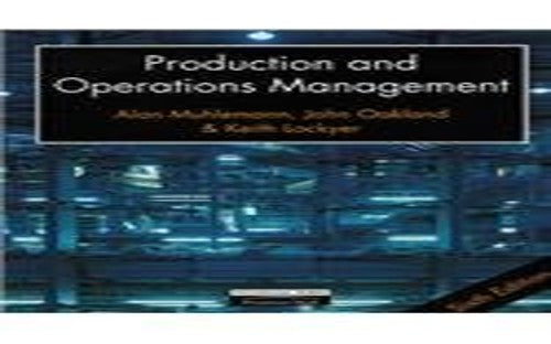 Production and Operations Management