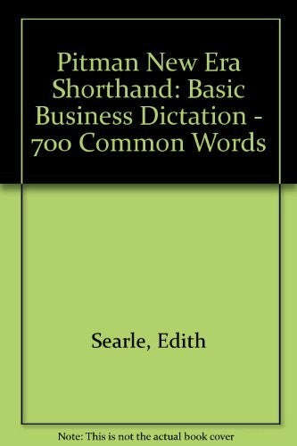 Pitman New Era Shorthand