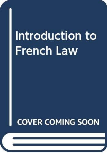 Introduction To French Law