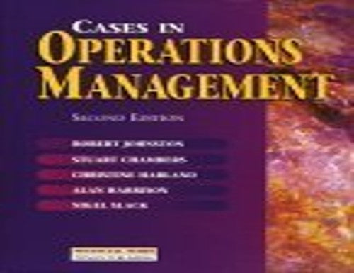 Cases In Operations Management