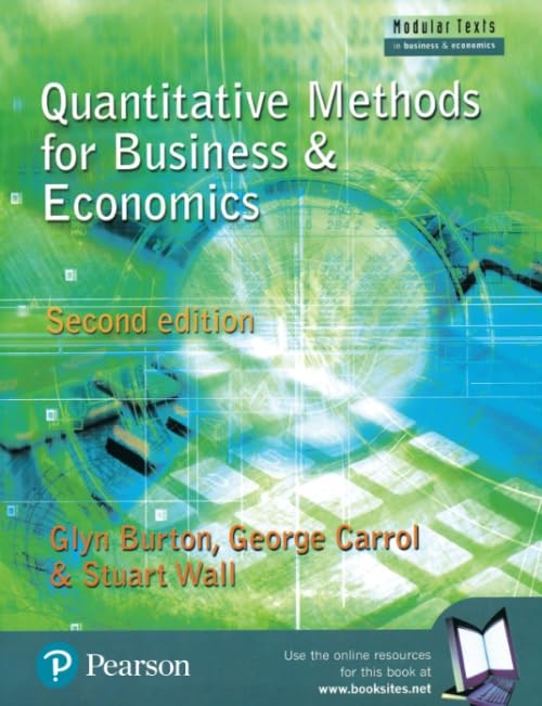Quantitative Methods for Business and Economics