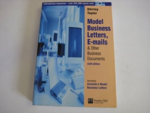Model Business Letters, E-mails & Other Business Documents