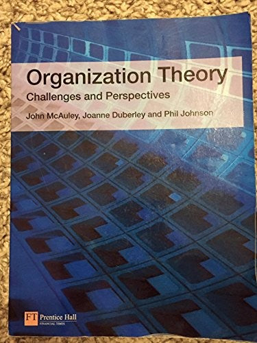 Organization Theory