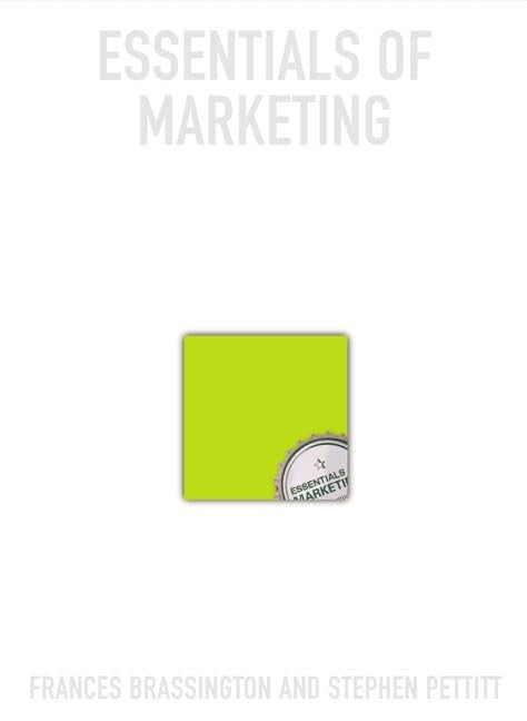 Essentials of Marketing