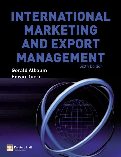 International Marketing and Export Management