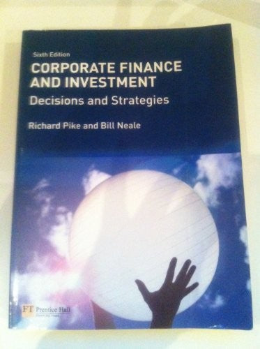 Corporate Finance and Investment with MyFinanceLab