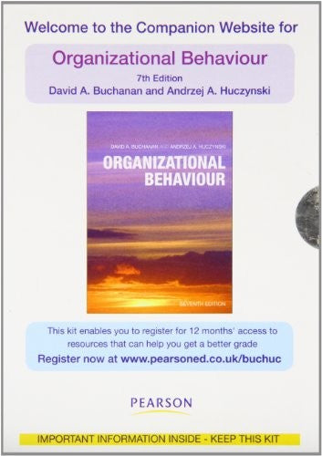 Organizational Behaviour Website Kit