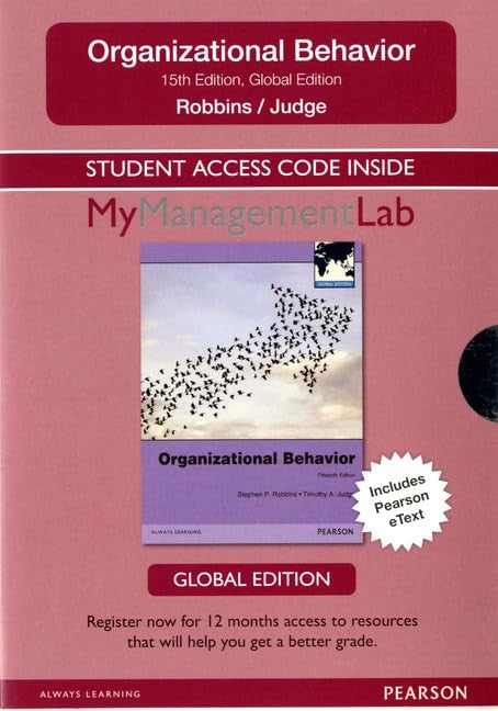 Access Card for Organizational Behavior: Global Edition