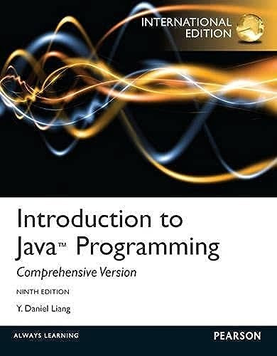 Introduction to Java Programming, Comprehensive Version: International Edition