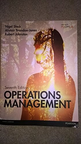 Slack: Operations Management 7th edition MyOMLab pack