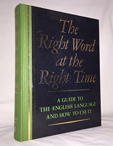 Right Word at the Right Time