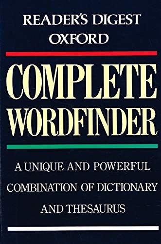Oxford Complete Wordfinder