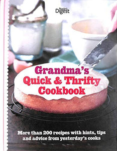Grandmas Quick  Thrifty Cookbook 