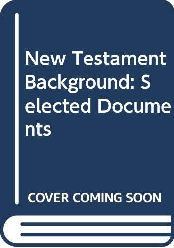 New Testament Background