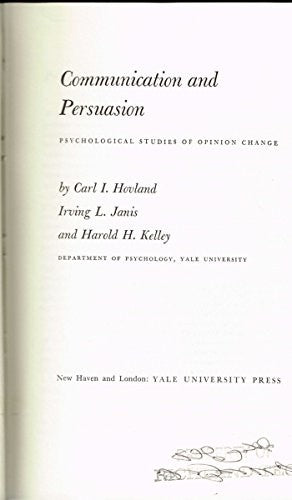 Communication and Persuasion