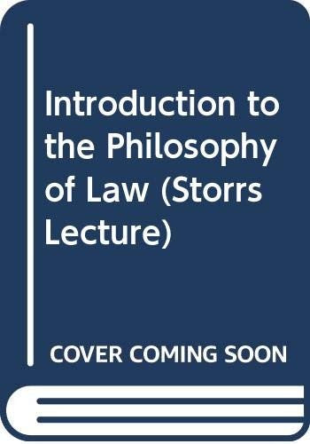 Introduction to the Philosophy of Law