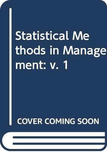 Statistical Methods in Management