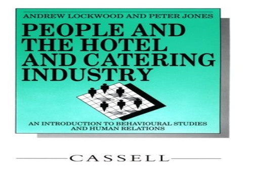 Managing People in the Hotel and Catering Industry