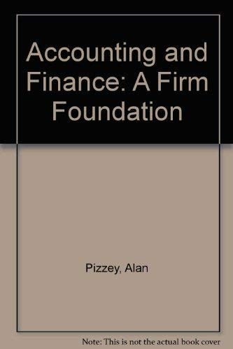 Accounting and Finance
